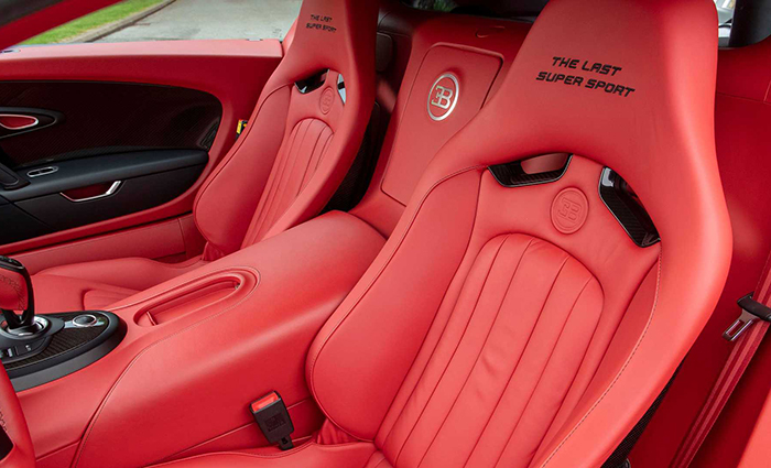 Ghế ngồi Bugatti Veyron
