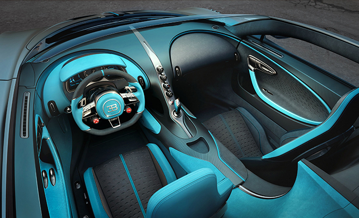 Nội thất Bugatti Divo