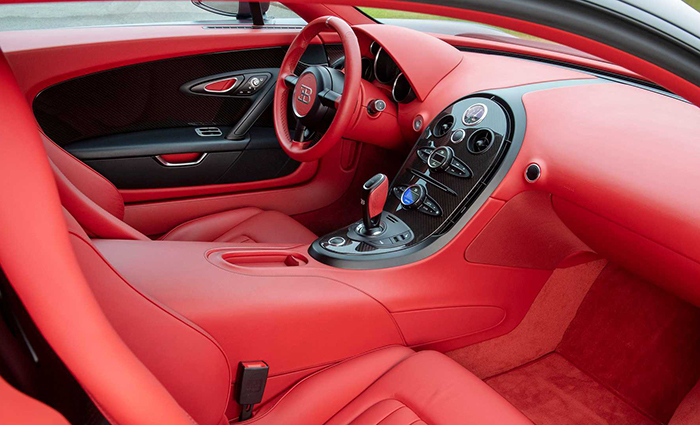 Nội thất Bugatti Veyron