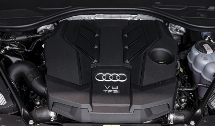 động cơ xe audi a8l 55 premium