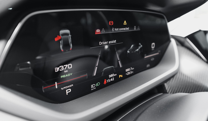 Màn hính xe audi e-tron