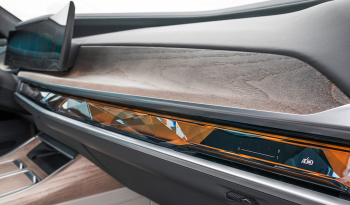 đèn viền xe bmw i7 1