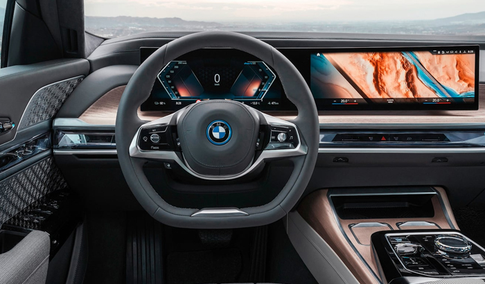 vô lăng xe bmw i7