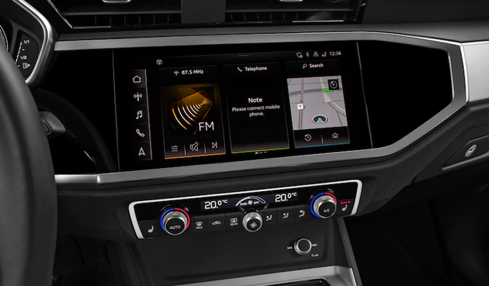 màn hình xe audi q3 35 s line