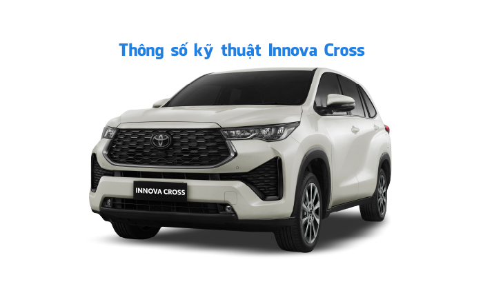 Thông số kỹ thuật Innova Cross mới nhất
