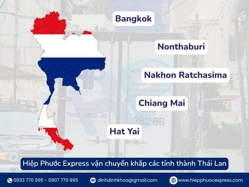 Các tỉnh thành Thái Lan thường xuyên nhận hàng